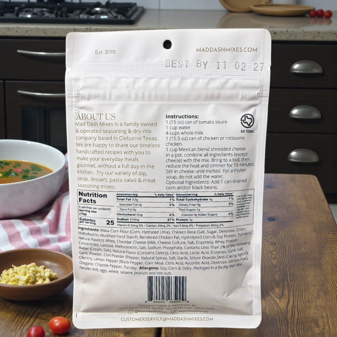 Cheesy Chicken Enchilada Soup Mix