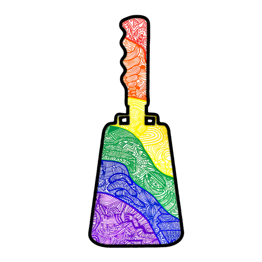 Cowbell Pride Sticker