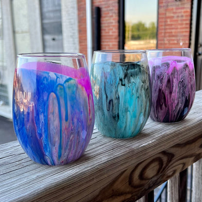 Stemless Wine Glassware